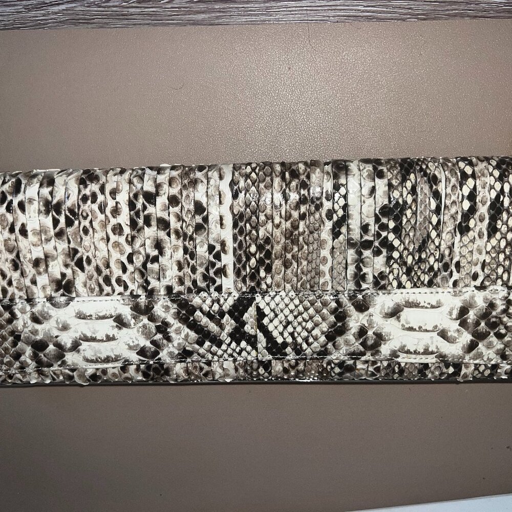 Authentic RODO Snakeskin Clutch – Detachable Chain, Evening Bag, Snakeskin bag - Picture 8 of 10